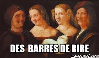 des barres de rire tableau